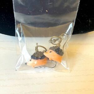 Hedgehog Earrings